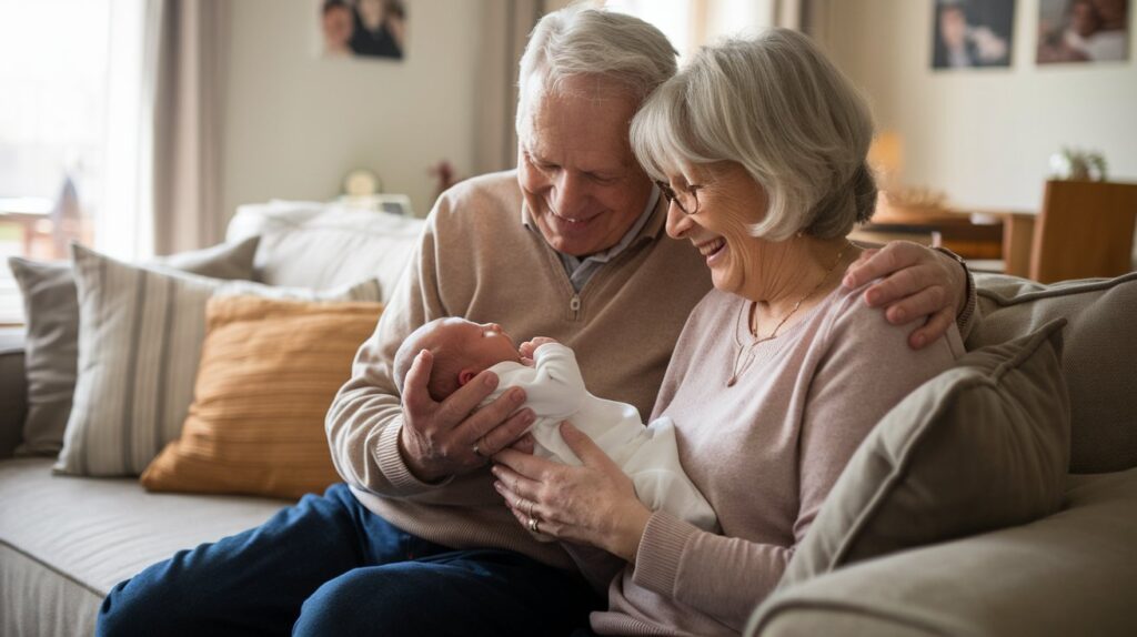 grandparents and newborns